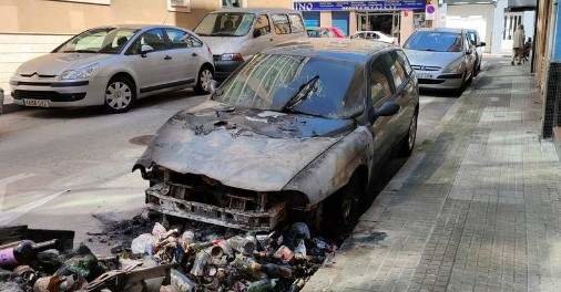 Estado del Alfa Romeo tras el incendio