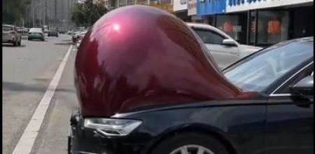 Coche embarazado en China